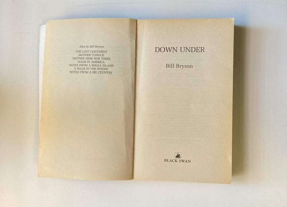 Down under - Bill Bryson