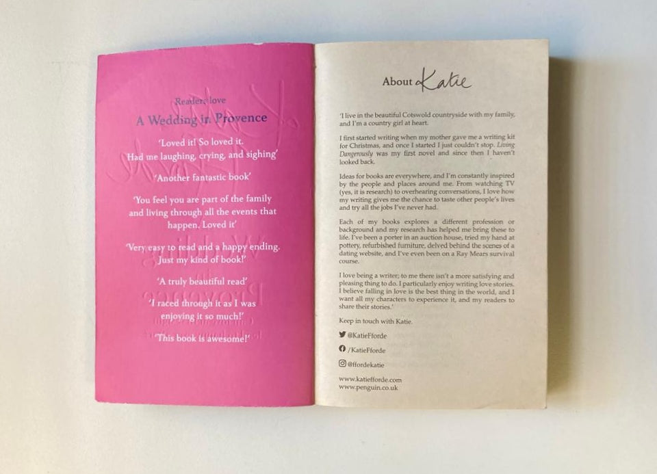 A wedding in Provence - Katie Fforde