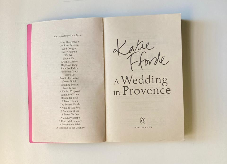 A wedding in Provence - Katie Fforde