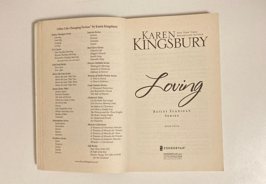 Loving - Karen Kingsbury (Bailey Flanigan #4)