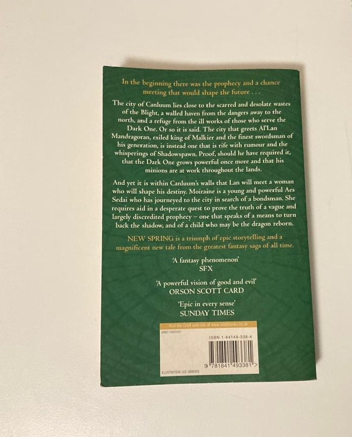 New spring - Robert Jordan (The Wheel of Time #0; First UK edition)