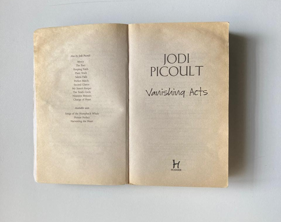 Vanishing acts - Jodi Picoult