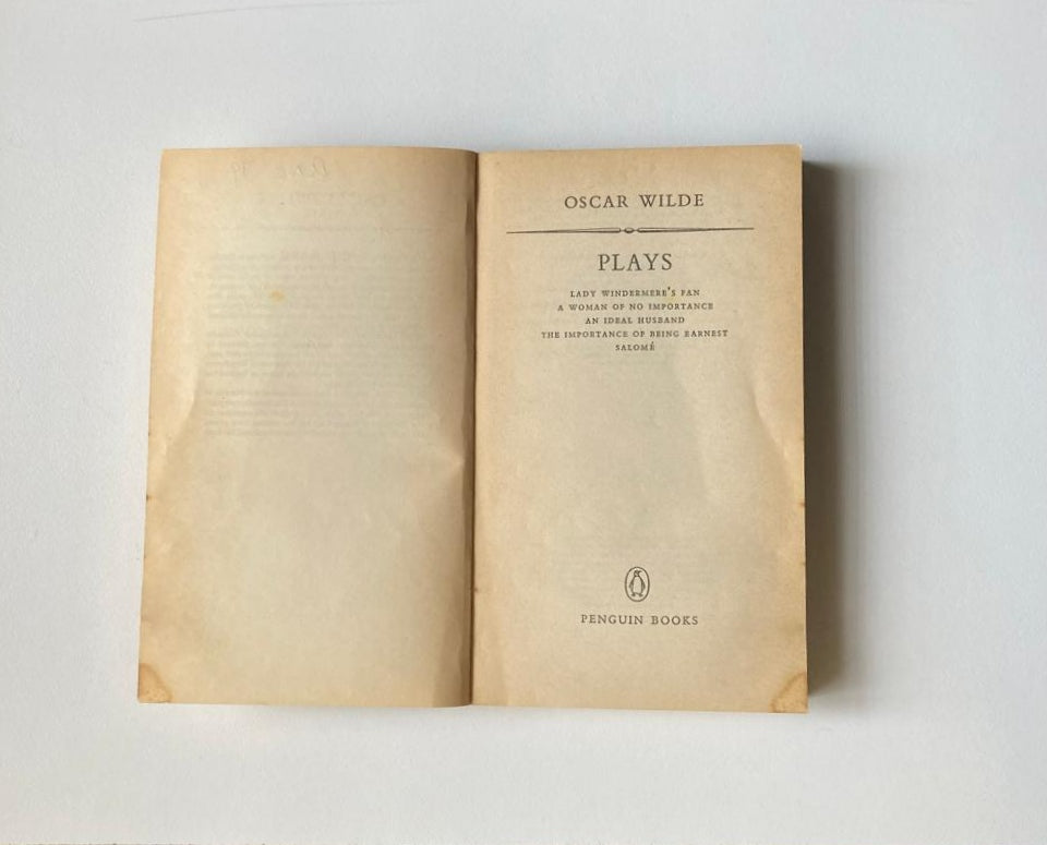 Oscar Wilde (Plays)