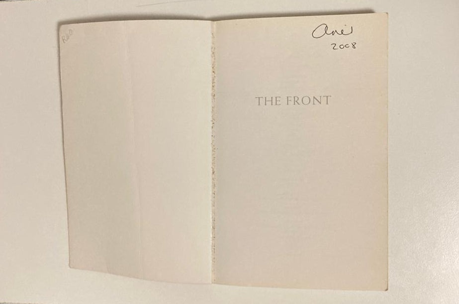 The front - Patricia Cornwell (Winston Garano #2)