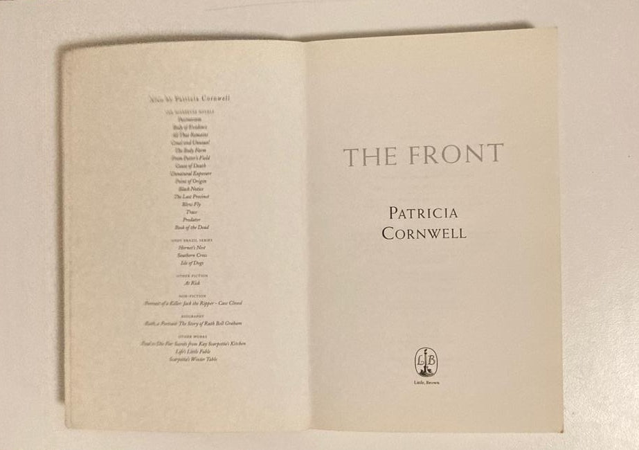 The front - Patricia Cornwell (Winston Garano #2)