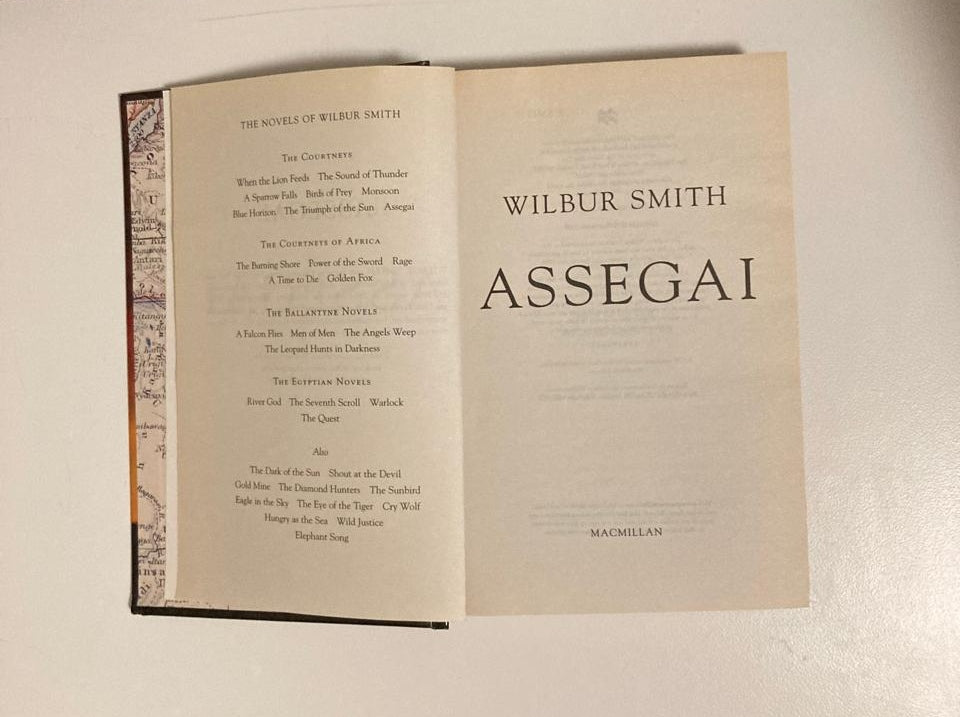 Assegai - Wilbur Smith (First edition; special traveller's hardback)