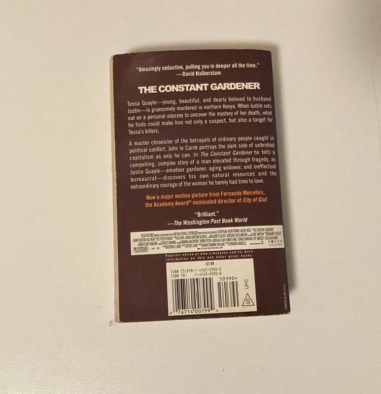 The constant gardener - John le Carré