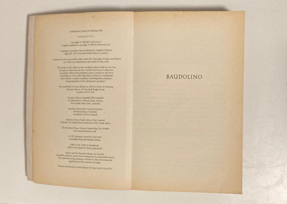Baudolino - Umberto Eco