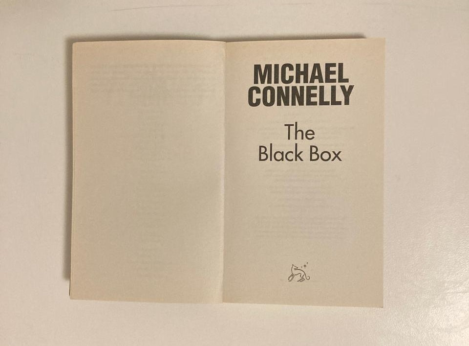 The black box - Michael Connelly (Harry Bosch #16)
