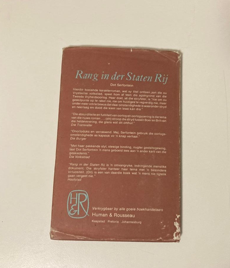 Die laaste jagtog - Dot Serfontein (First edition)