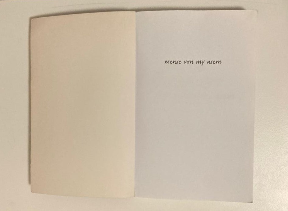 Mense van my asem - Steve Hofmeyr (First edition)