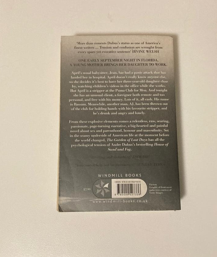 The garden of last days - Andrew Dubus III