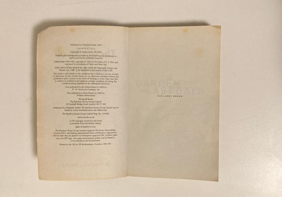 The garden of last days - Andrew Dubus III