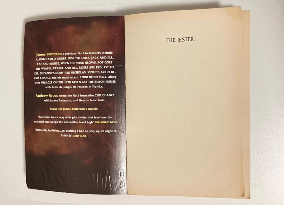The jester - James Patterson and Andrew Gross