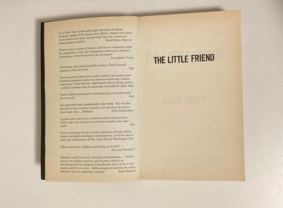 The little friend - Donna Tartt