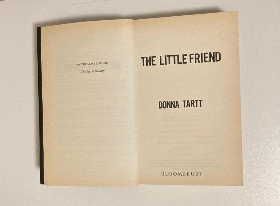 The little friend - Donna Tartt