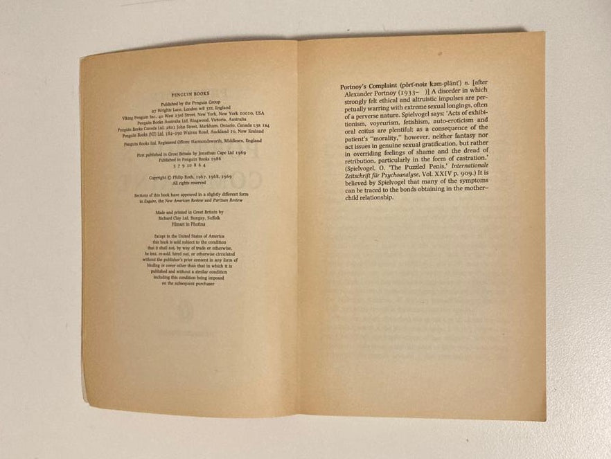 Portnoy's complaint - Philip Roth