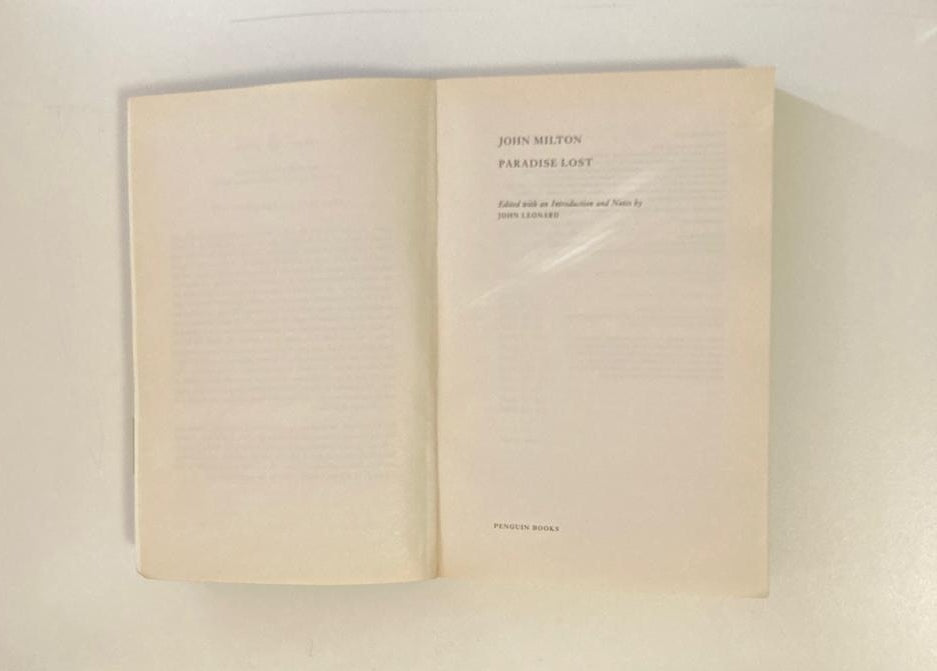 Paradise lost - John Milton