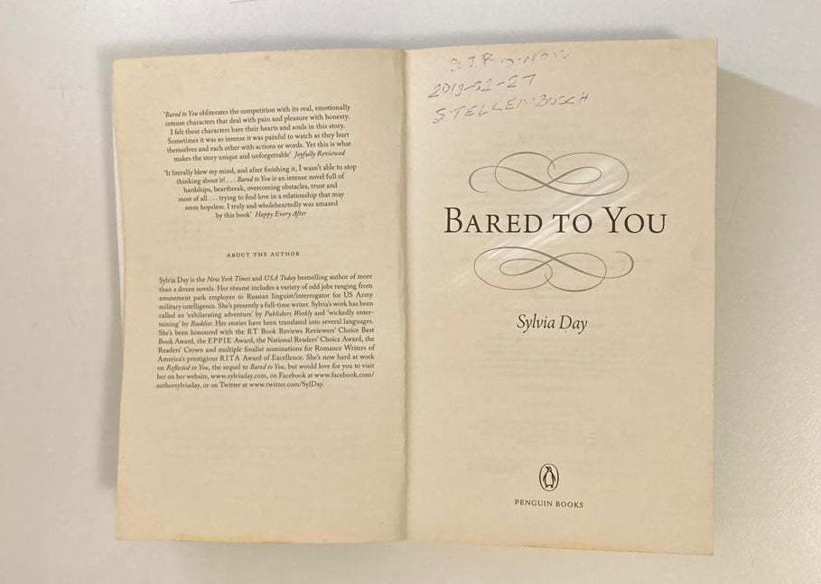 Bared to you - Sylvia Day (Crossfire #1)