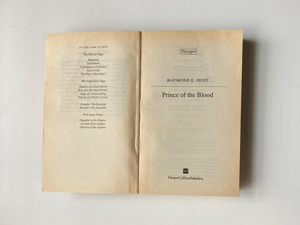 Prince of the blood - Raymond E. Feist (Krondor's Sons #1)