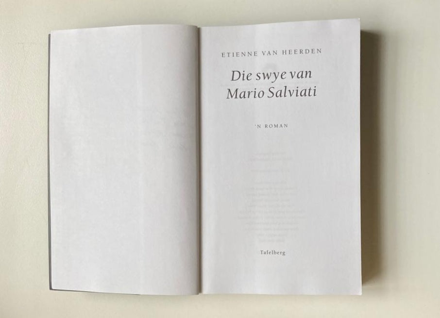 Die swye van Mario Salviati - Etienne van Heerden