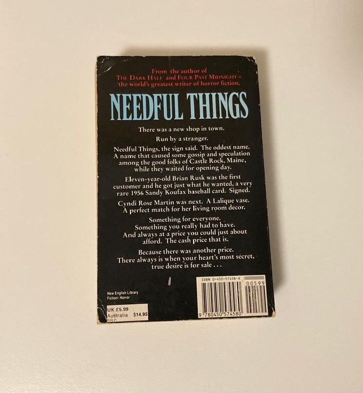 Needful things - Stephen King