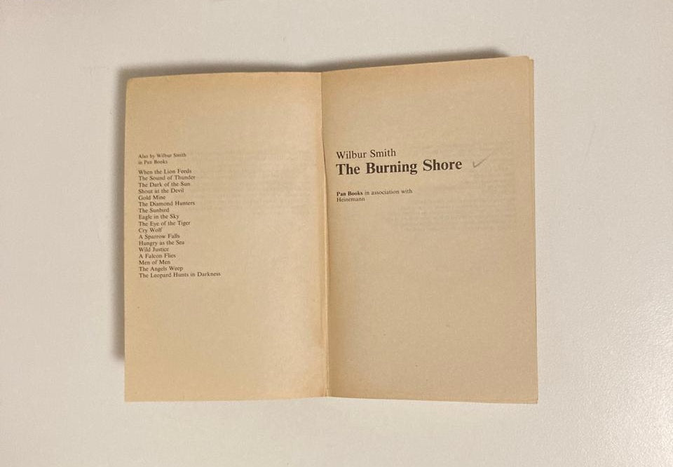 The burning shore - Wilbur Smith (The Courtneys #4)