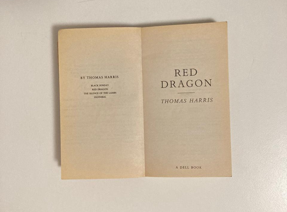 Red dragon - Thomas Harris (Hannibal Lecter #1)