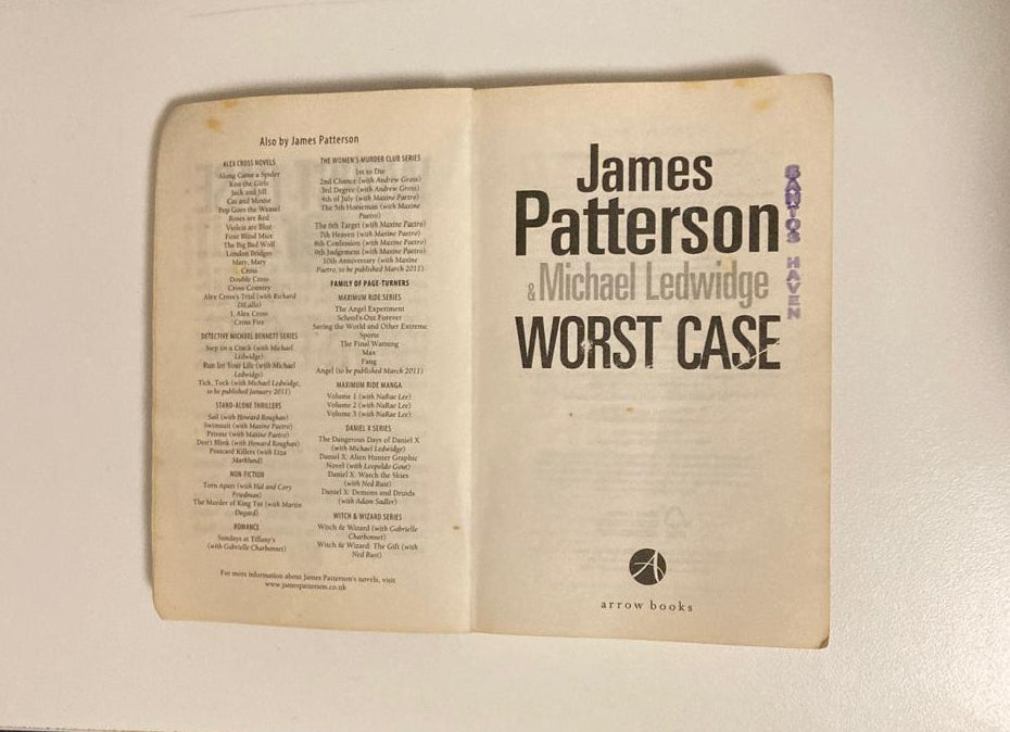 Worst case - James Patterson and Michael Ledwidge (Michael Bennett #3; Large print)
