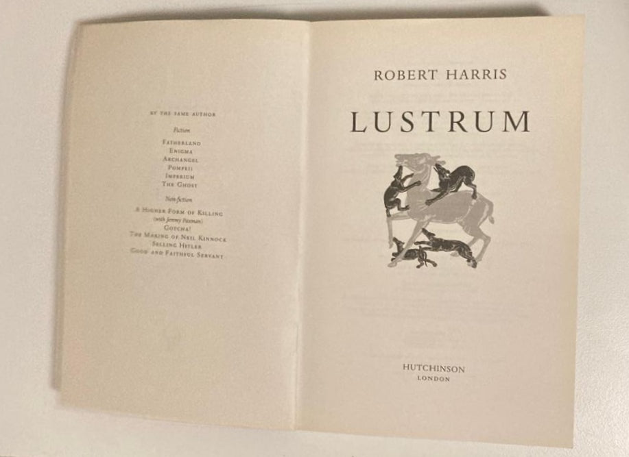 Lustrum - Robert Harris (Cicero #2)