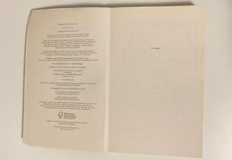 Lustrum - Robert Harris (Cicero #2)