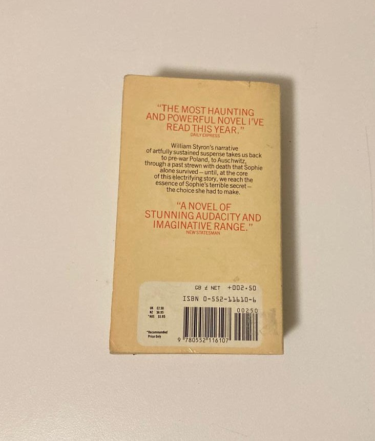 Sophie's choice - William Styron