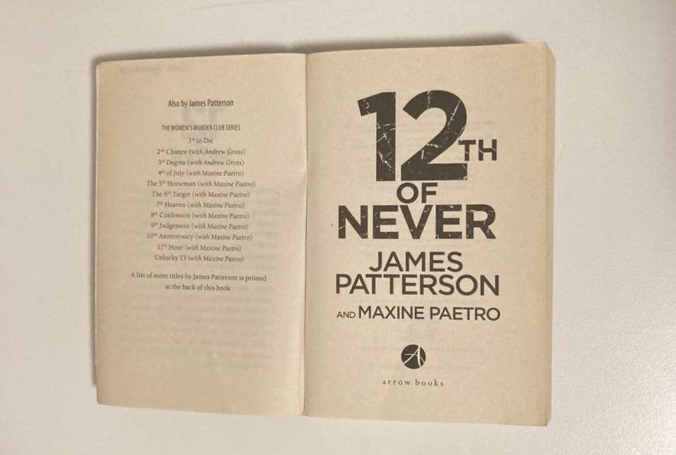 12th of never - James Patterson and Maxine Paetro (Women's Murder Club #12)