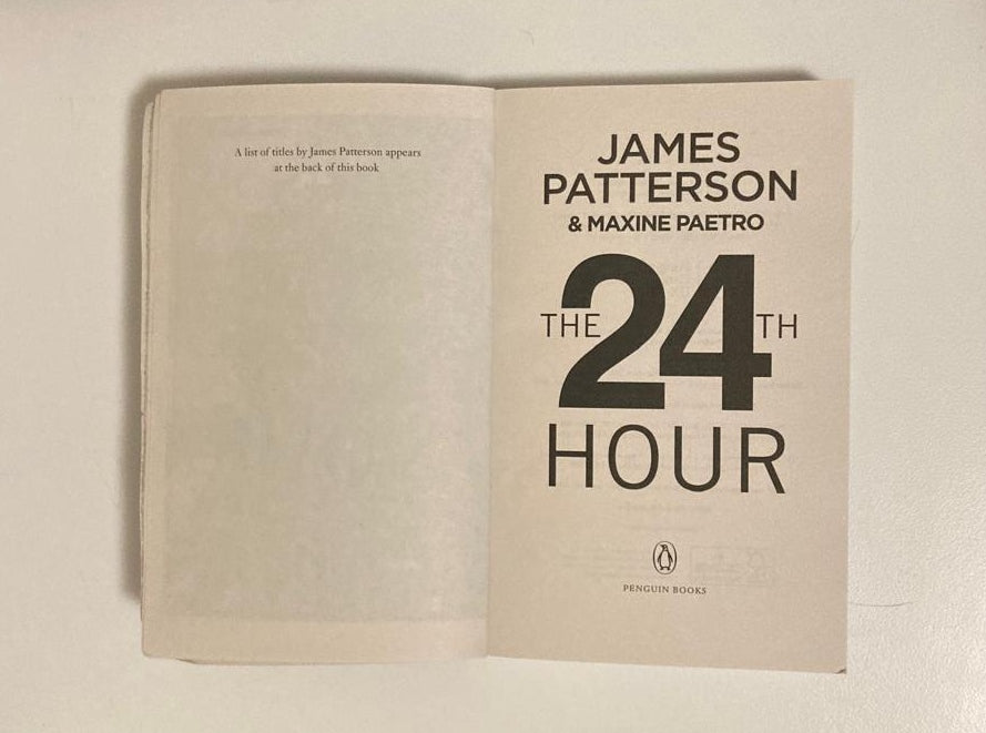 The 24th hour - James Patterson (Women's Murder Club #24)