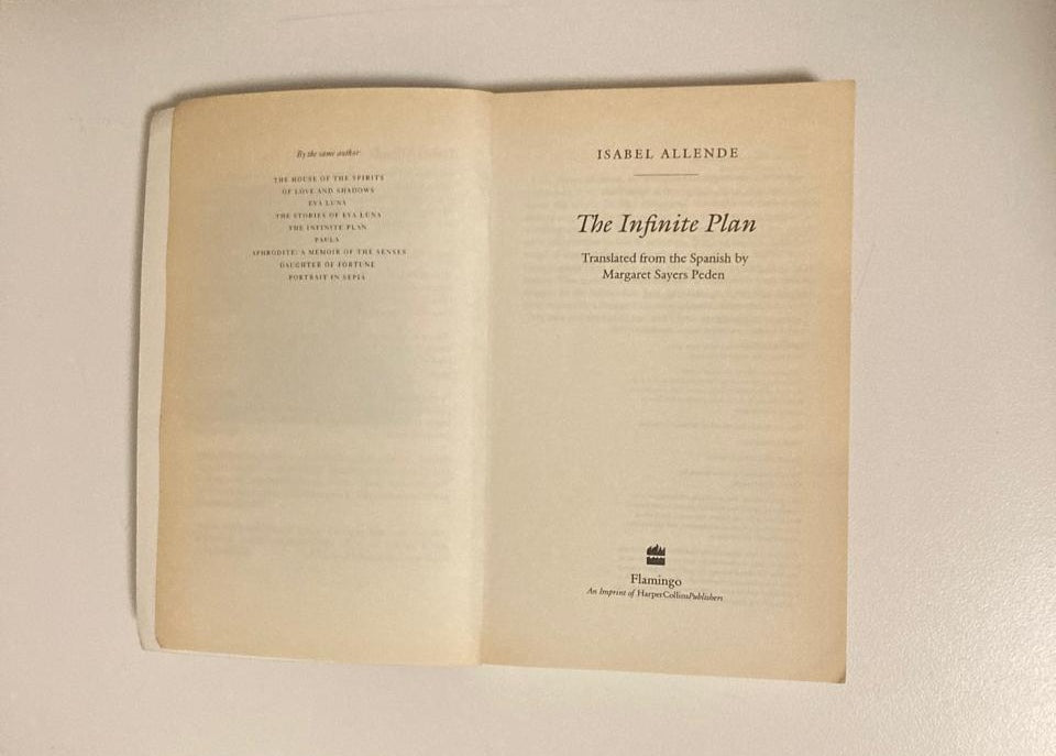 The infinite plan - Isabel Allende
