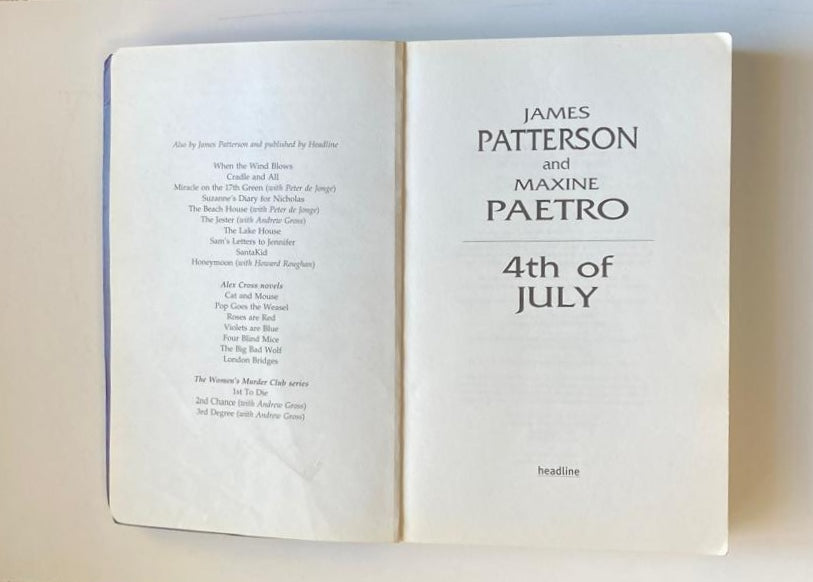 4th of July - James Patterson with Maxine Paetro (Women's Murder Club #4)