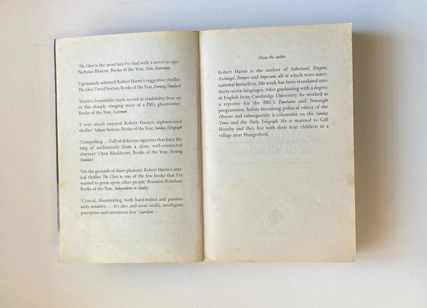 The ghost - Robert Harris