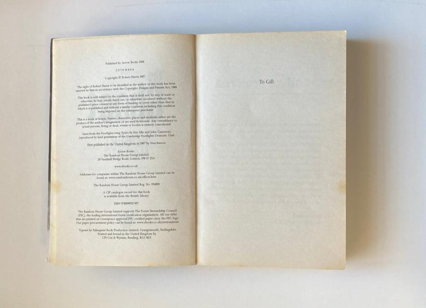 The ghost - Robert Harris