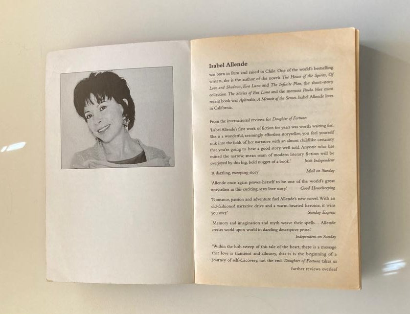 Daughter of fortune - Isabel Allende (Involuntary trilogy #1)