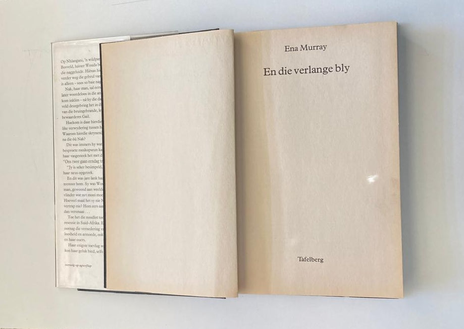 En die verlange bly - Ena Murray (First edition)