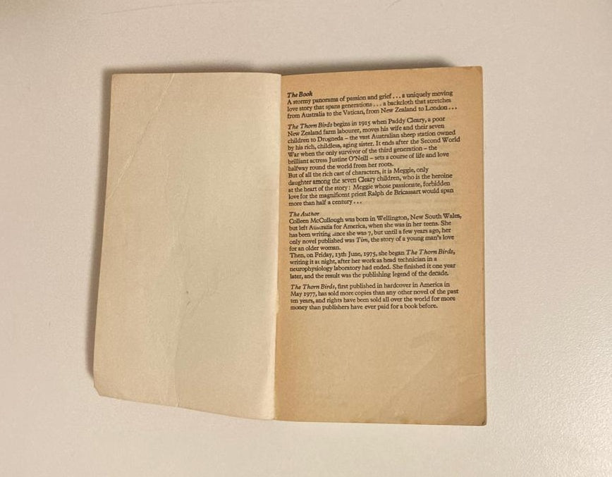 The thorn birds - Colleen McCullough