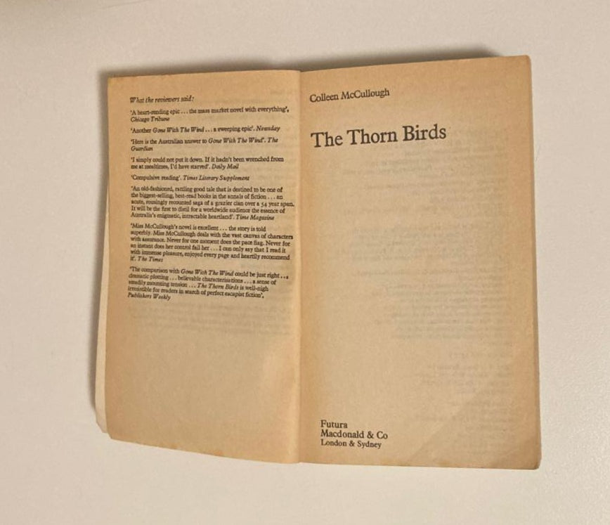 The thorn birds - Colleen McCullough