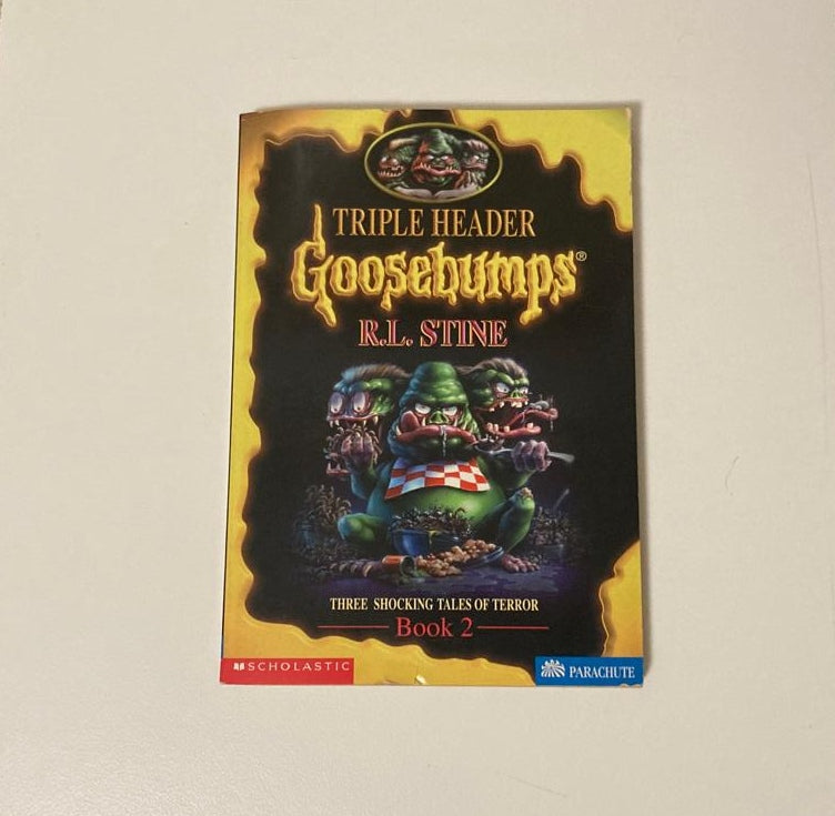Three shocking tales of terror - R.L. Stine (Goosebumps Triple Header Book #2)