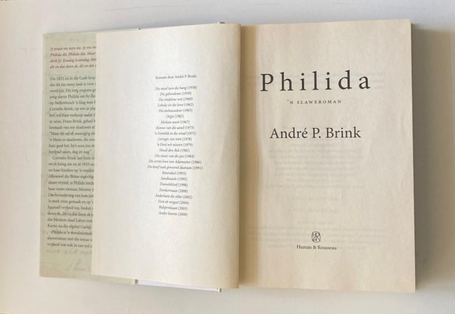 Philida - André P. Brink (First edition)