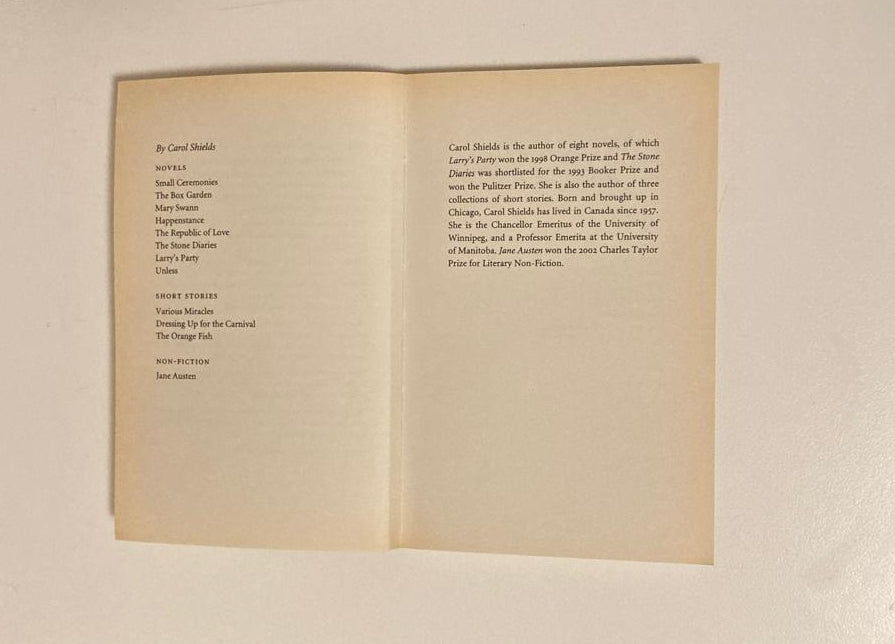 Jane Austen - Carol Shields