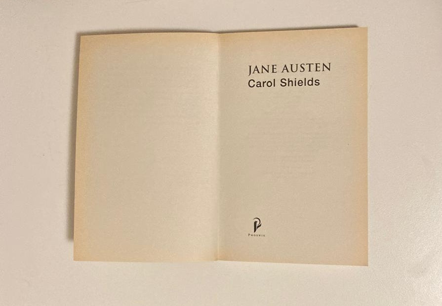 Jane Austen - Carol Shields