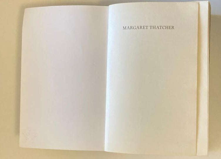 Margaret Thatcher: The autobiography