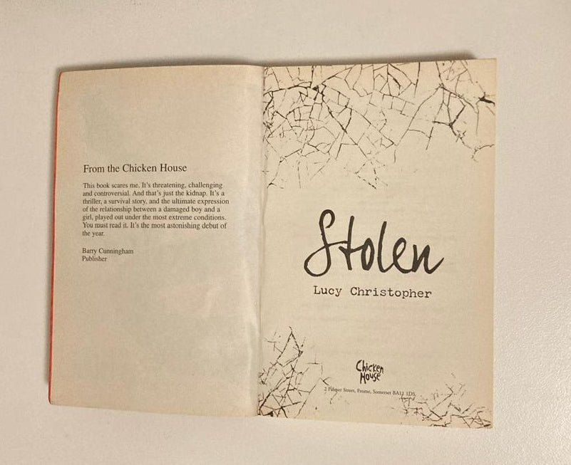 Stolen: A letter to my captor - Lucy Christopher (Stolen #1)