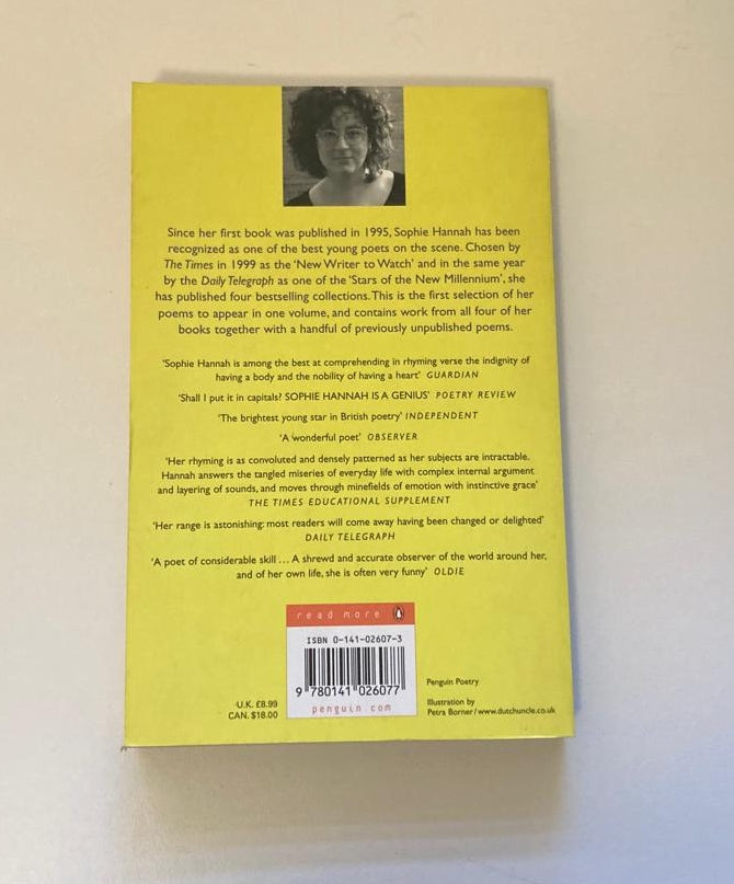 Selected poems - Sophie Hannah