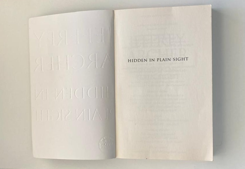 Hidden in plain sight - Jeffrey Archer (William Warwick #2)